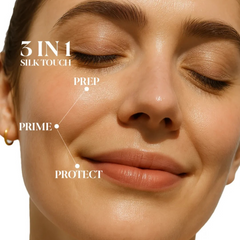 Buy 1 Get 1 Free Flicka Silk Touch 3 in 1 Moisturizer and Primer for Face | Long-Lasting, Flawless and Dewy Makeup Base | Pore Minimizer | All Skin Types